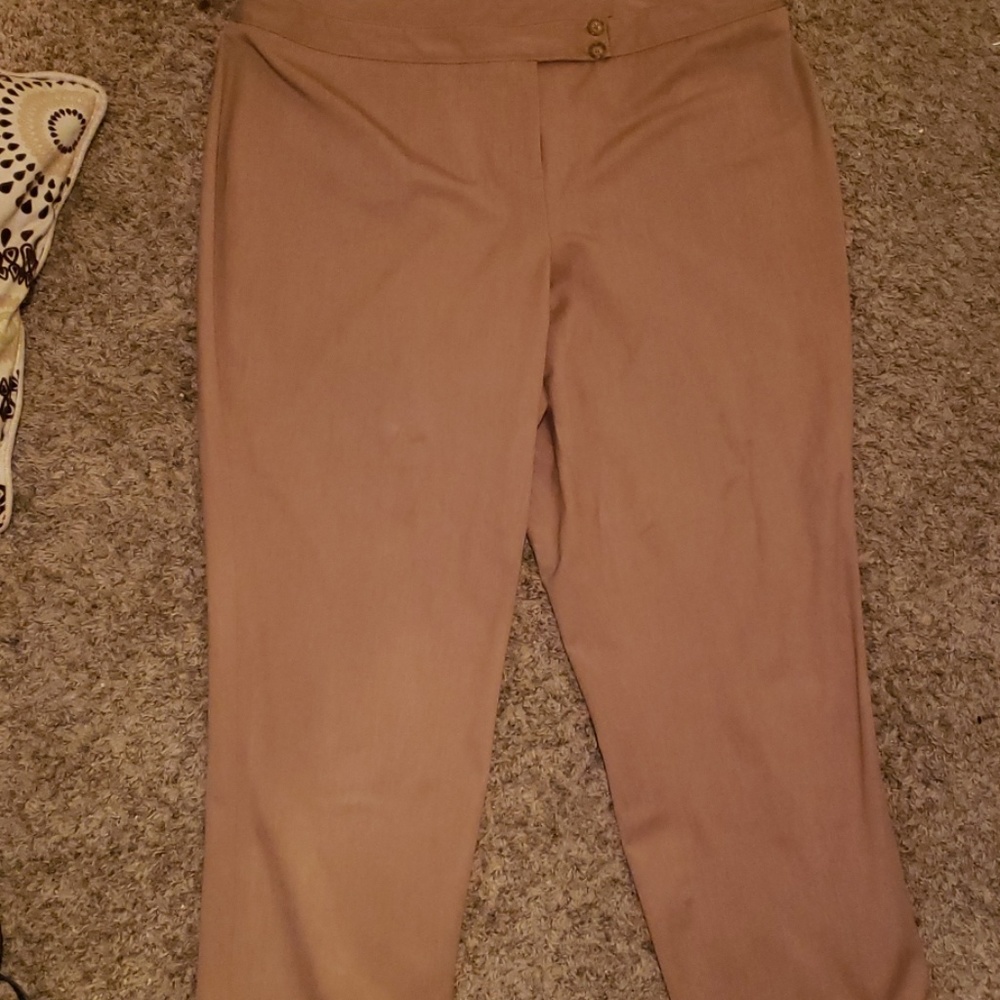 Tan career pants